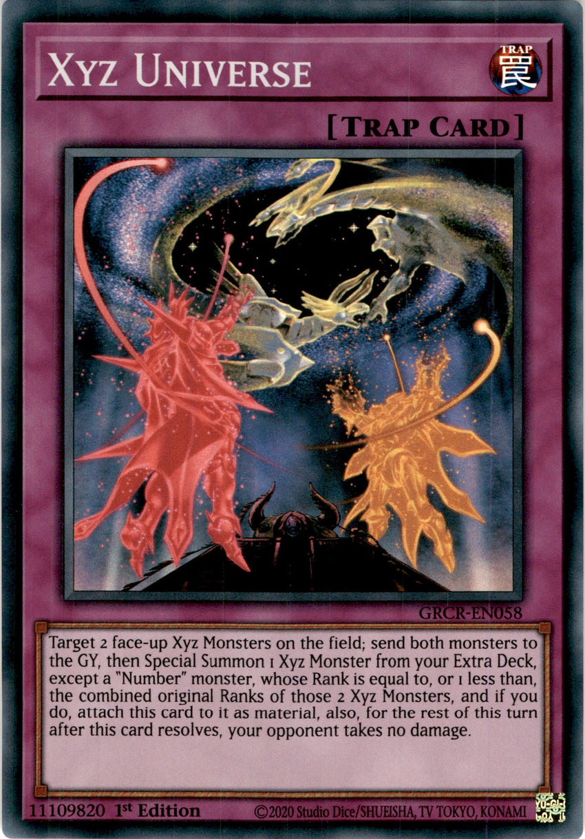 Xyz Universe - GRCR-EN058 - Super Rare 1st Edition