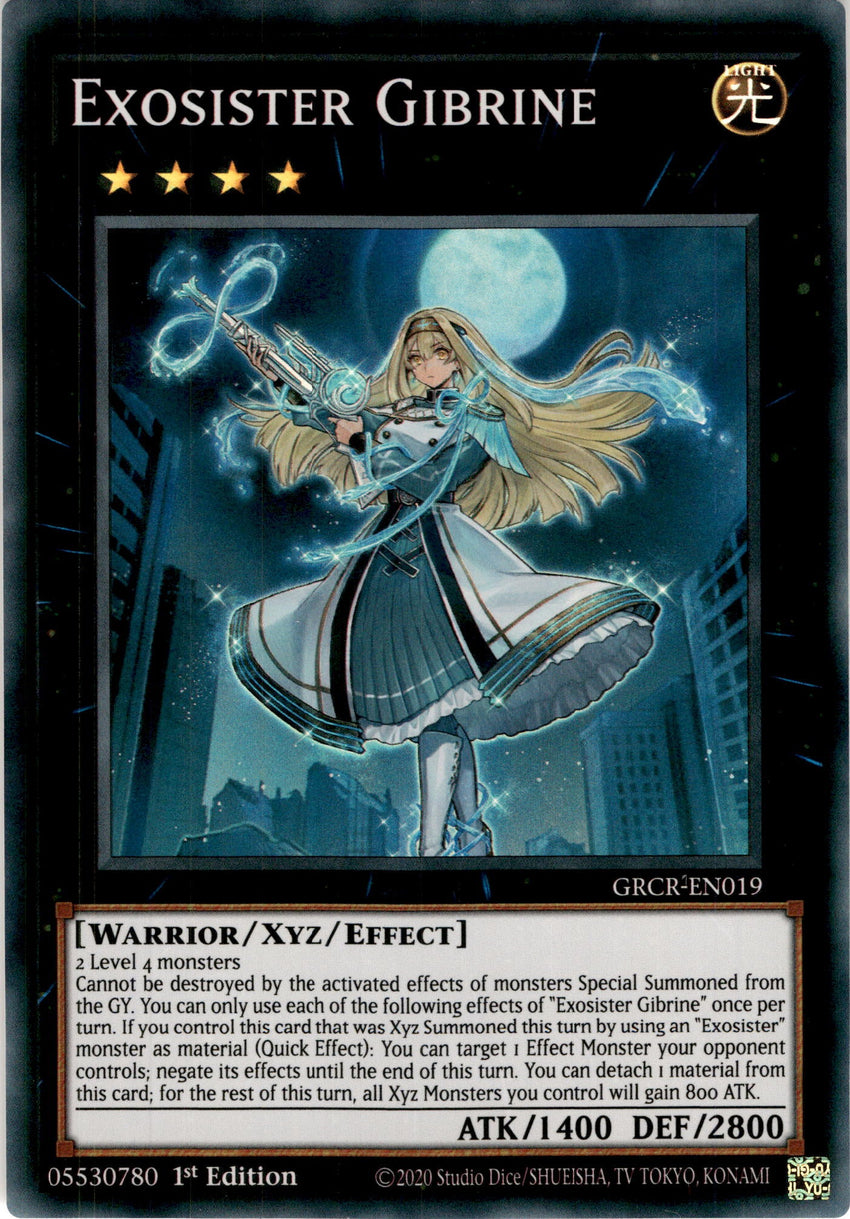 Exosister Gibrine - GRCR-EN019 - Super Rare 1st Edition