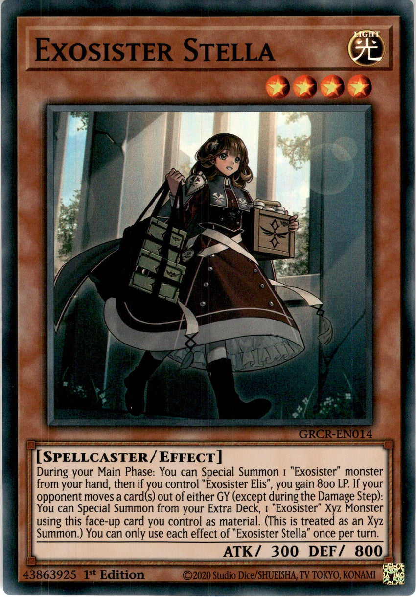 Exosister Stella - GRCR-EN014 - Super Rare 1st Edition