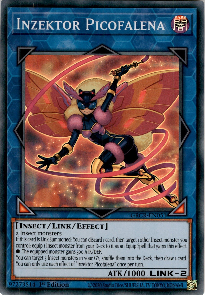 Inzektor Picofalena - GRCR-EN051 - Super Rare 1st Edition