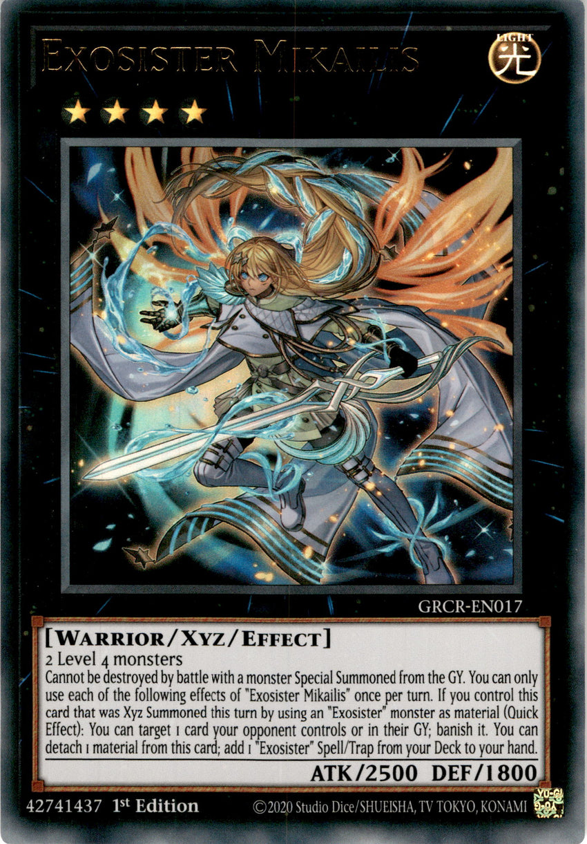 Exosister Mikailis - GRCR-EN017 - Ultra Rare 1st Edition