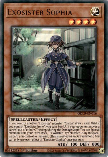 Exosister Sophia - GRCR-EN016 - Ultra Rare 1st Edition