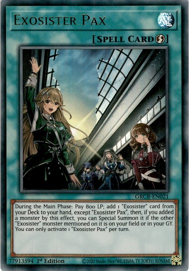 Exosister Pax - GRCR-EN021 - Ultra Rare 1st Edition