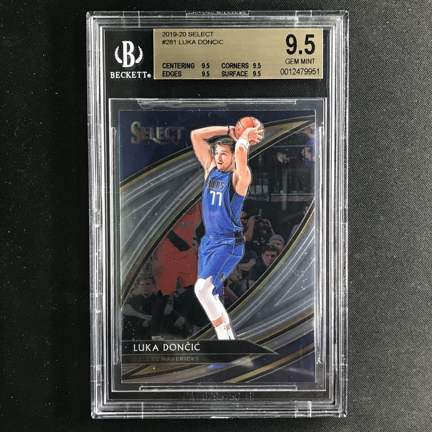 2019-20 Select LUKA DONCIC Courtside #281 BGS 9.5 (951)-Cherry Collectables