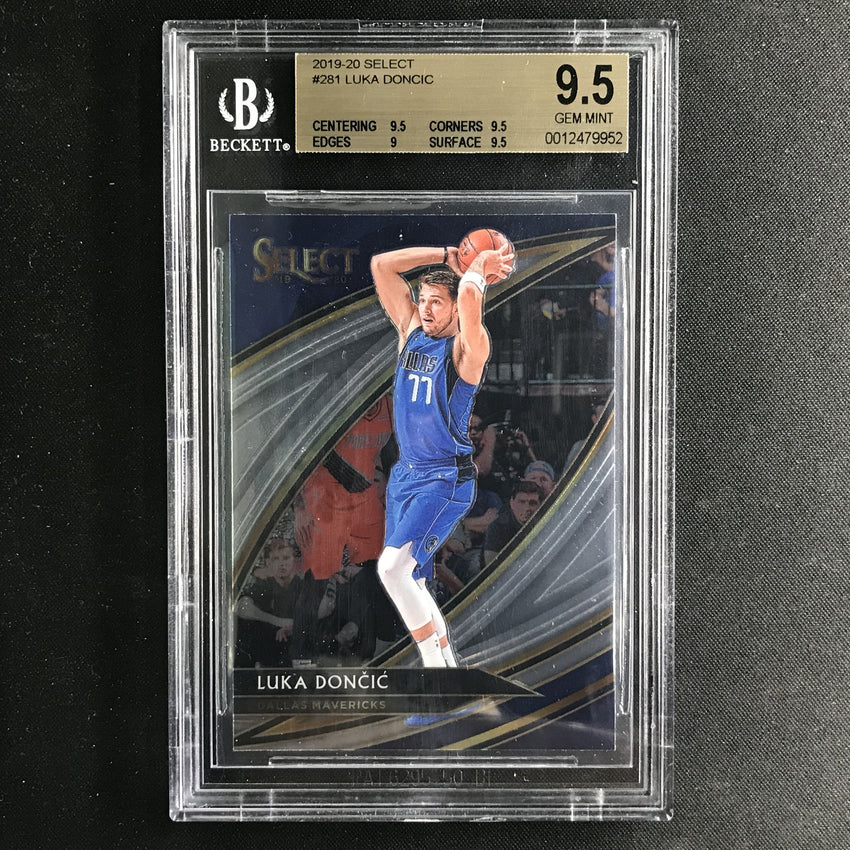 2019-20 Select LUKA DONCIC Courtside #281 BGS 9.5 (952)-Cherry Collectables