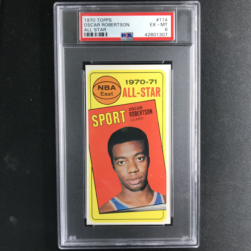 1970-71 Topps OSCAR ROBERTSON All-Star #114 PSA 6 (307)-Cherry Collectables