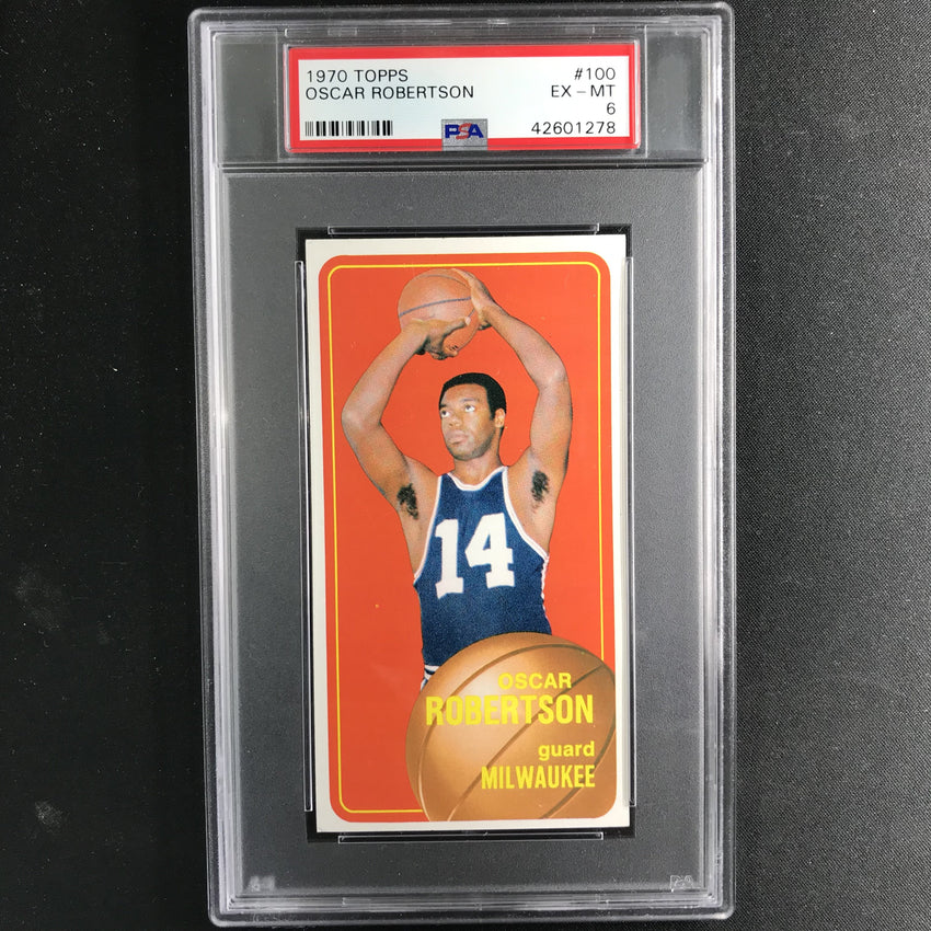 1970-71 Topps OSCAR ROBERTSON #100 PSA 6 (278)-Cherry Collectables