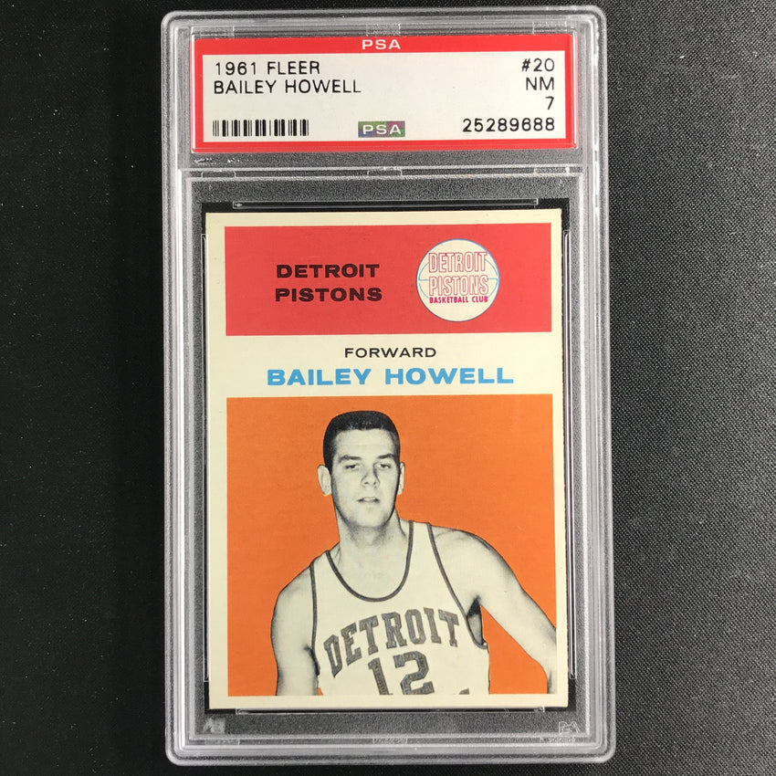 1961-62 Fleer BAILEY HOWELL #20 PSA 7 (688)-Cherry Collectables