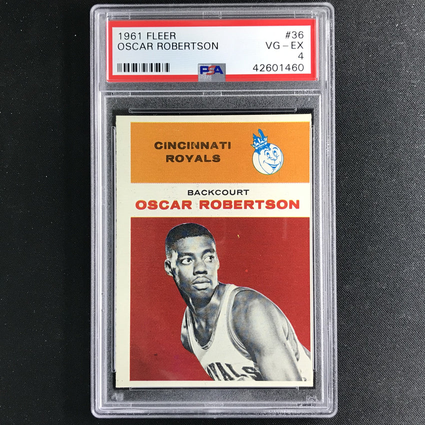 1961-62 Fleer OSCAR ROBERTSON Rookie #36 PSA 4 (460)-Cherry Collectables