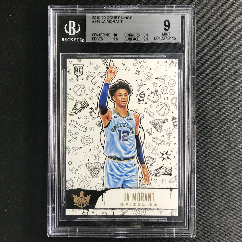 2019-20 Court Kings JA MORANT Rookie III 3 #148 BGS 9 (112)-Cherry Collectables