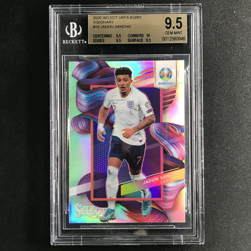 2020 Select UEFA Euro JADON SANCHO Visionary #19 BGS 9.5 (946)-Cherry Collectables