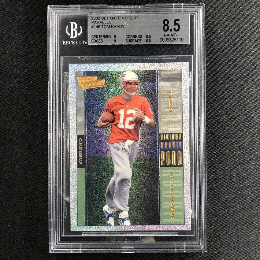 2000 Ultimate Victory TOM BRADY Rookie Parallel #146 BGS 8.5 (110)-Cherry Collectables