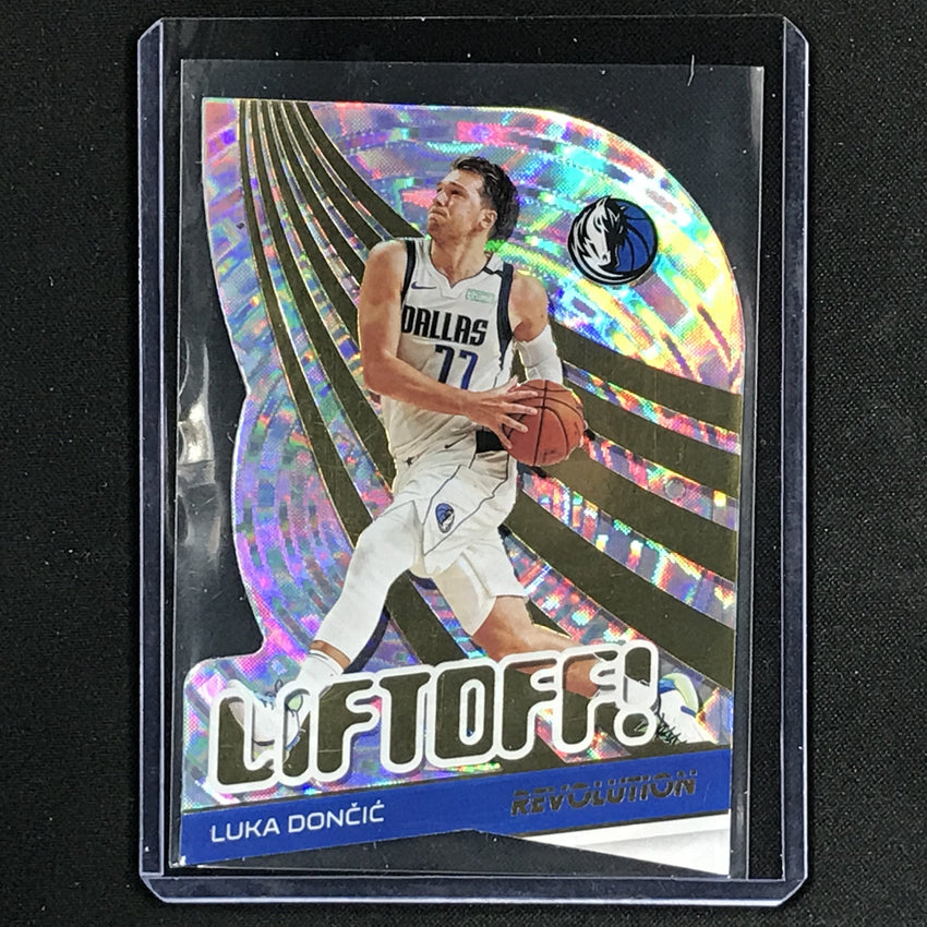 2020-21 Revolution LUKA DONCIC Liftoff Fractal #8-Cherry Collectables
