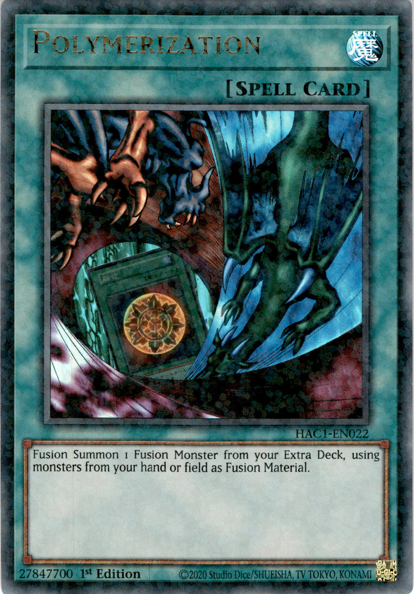 Polymerization - HAC1-EN022 - Duel Terminal Ultra Parallel Rare 1st Edition