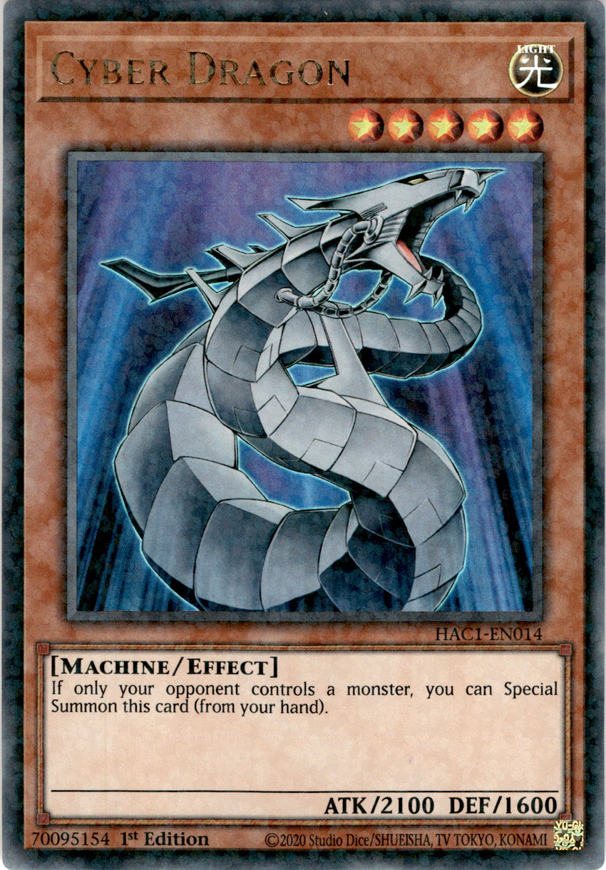 Cyber Dragon - HAC1-EN014 - Duel Terminal Ultra Parallel Rare 1st Edition