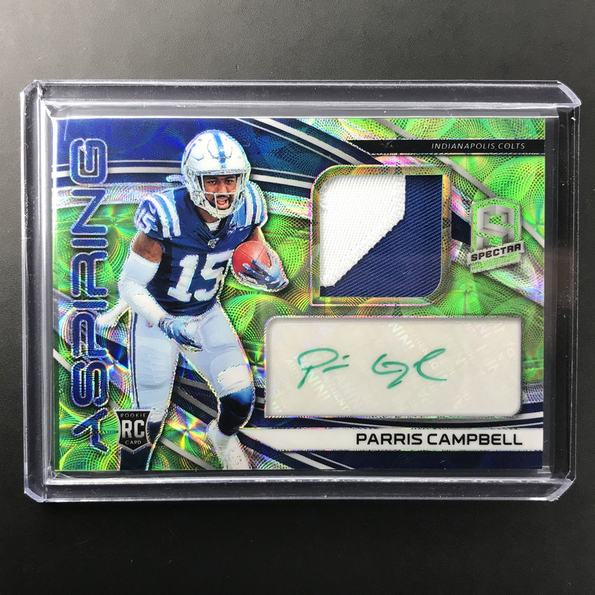 2019 Spectra PARRIS CAMPBELL Rookie Patch Auto 22/50 Aspiring-Cherry Collectables