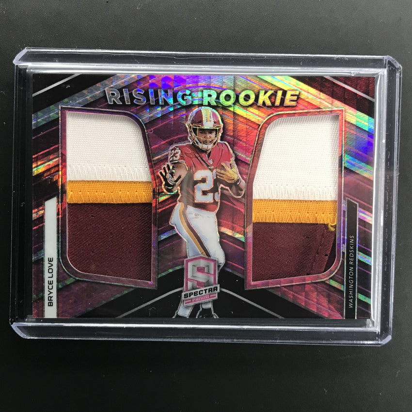2019 Spectra BRYCE LOVE Rising Rookie Dual Patch Pink 13/15-Cherry Collectables