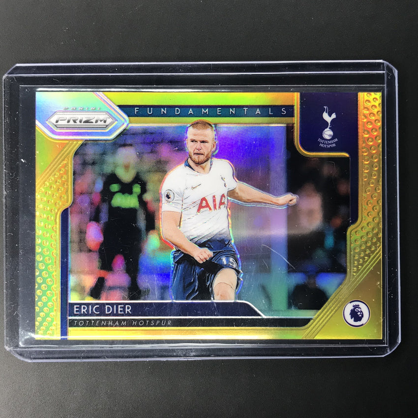 2019-20 Prizm EPL Soccer ERIC DIER Fundamentals Gold Prizm 3/10-Cherry Collectables