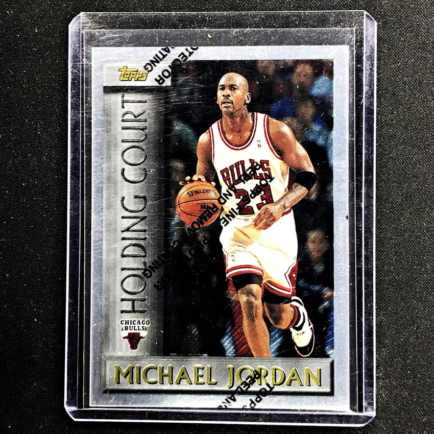 1996-97 Topps MICHAEL JORDAN Holding Court #HC2 - B-Cherry Collectables