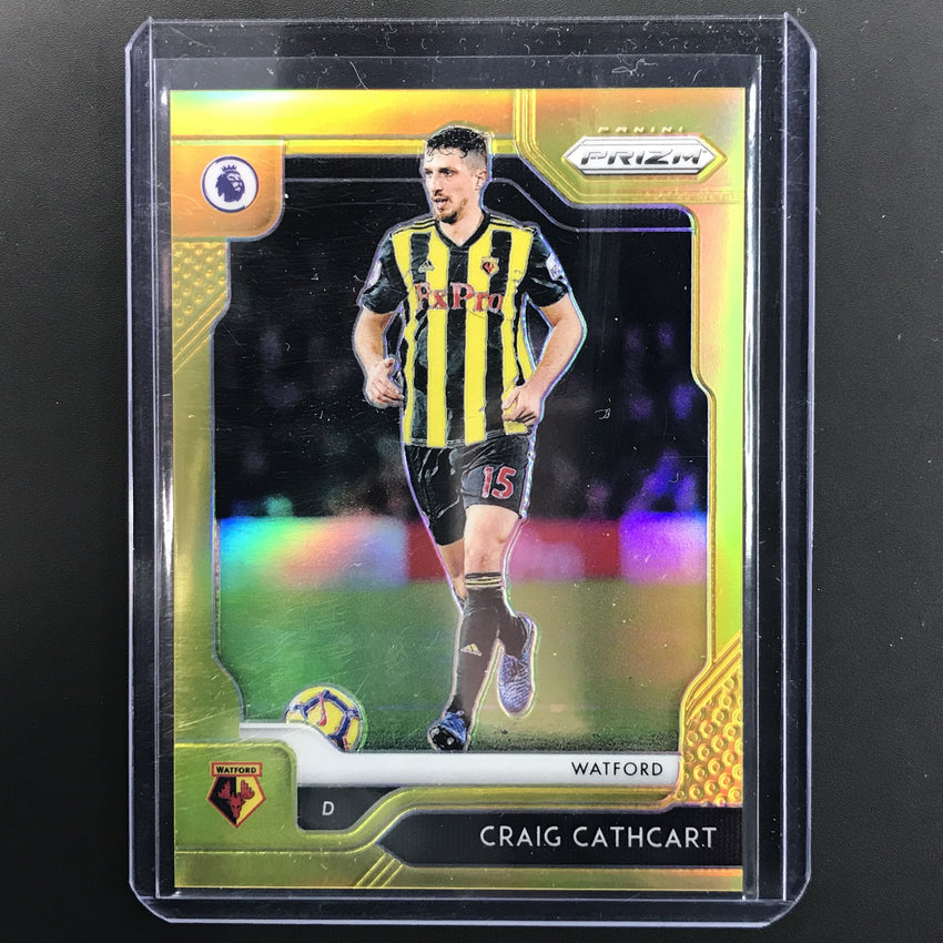 2019-20 Prizm EPL Soccer CRAIG CATHCART Gold Prizm 3/10-Cherry Collectables