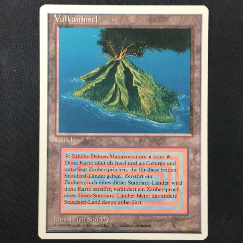 Volcanic Island / Vulkaninsel German DE - Revised White Border-Cherry Collectables