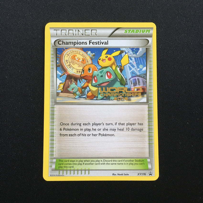 Champions Festival - XY176 - Worlds 2016 Promo (C)-Cherry Collectables