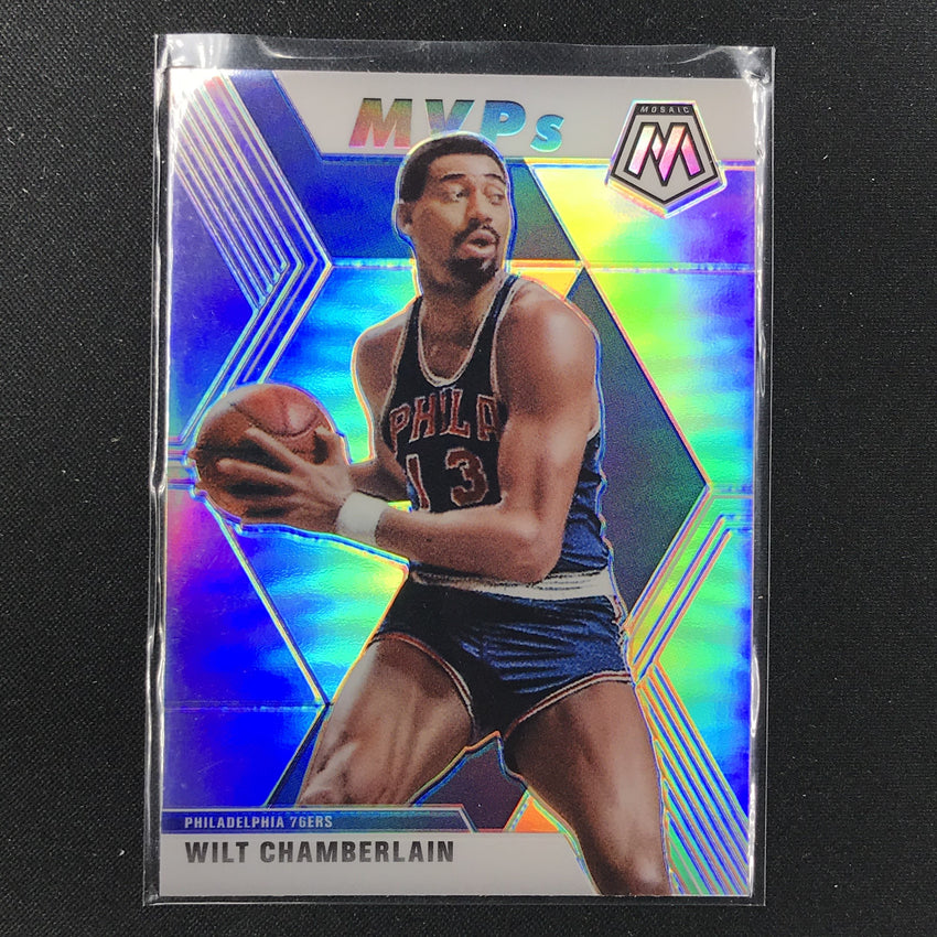 2019-20 Mosaic WILT CHAMBERLAIN MVPs Base Silver Prizm #300-Cherry Collectables
