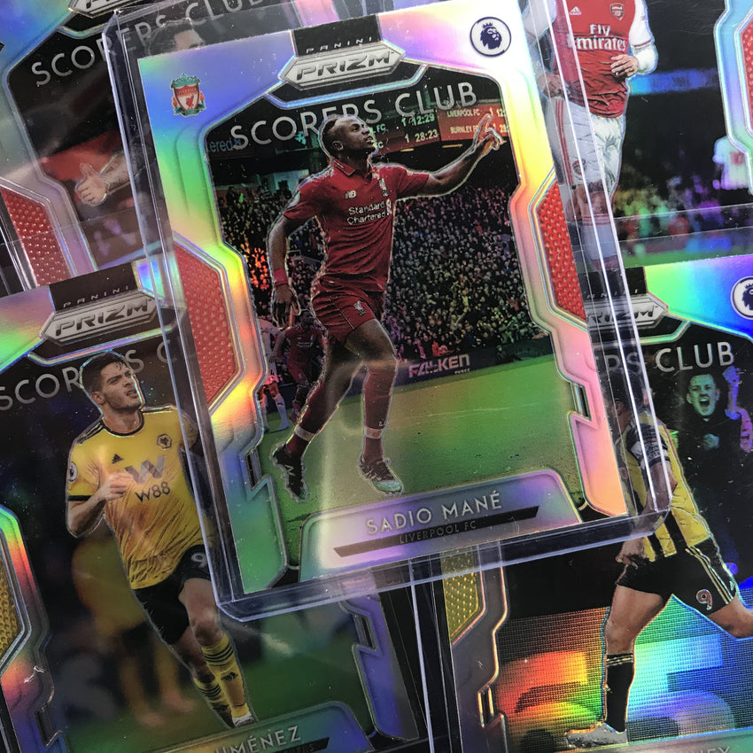 2019-20 Prizm EPL Soccer ALEXANDRE LACAZETTE Scorers Club Silver Prizm SSP #1-Cherry Collectables