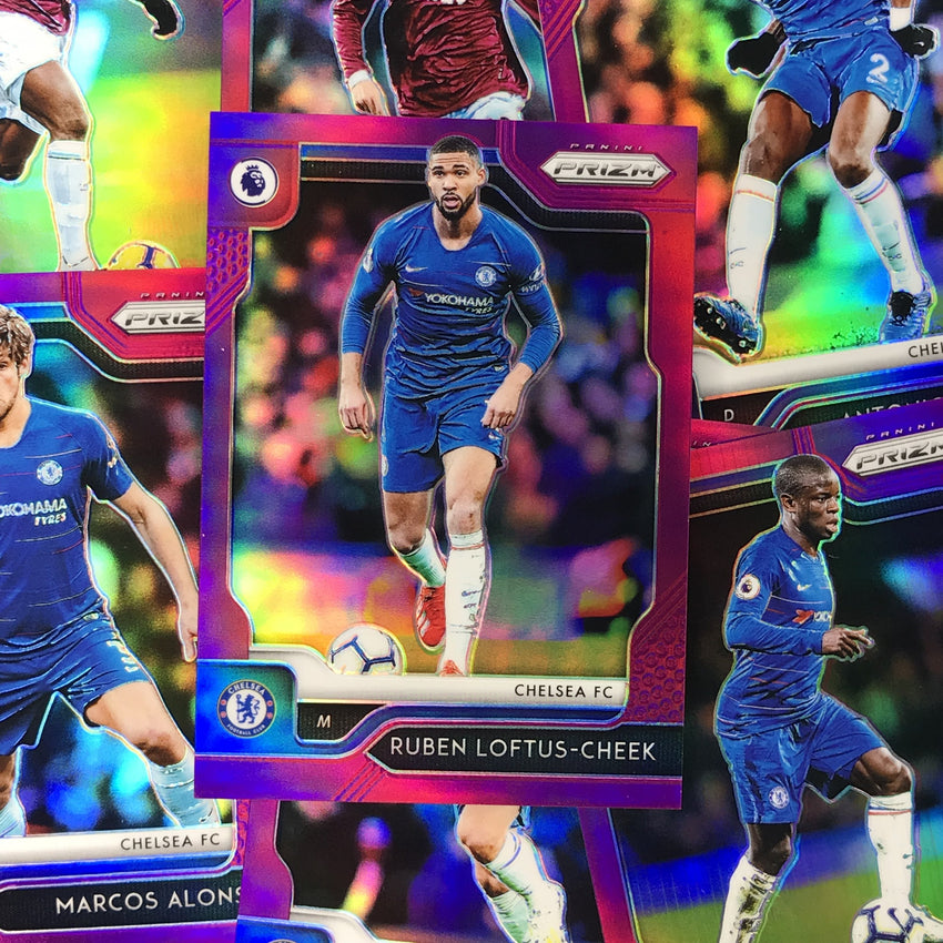 2019-20 Prizm EPL Soccer PURPLE Prizm /99 - Choose Your Player 2-Cherry Collectables