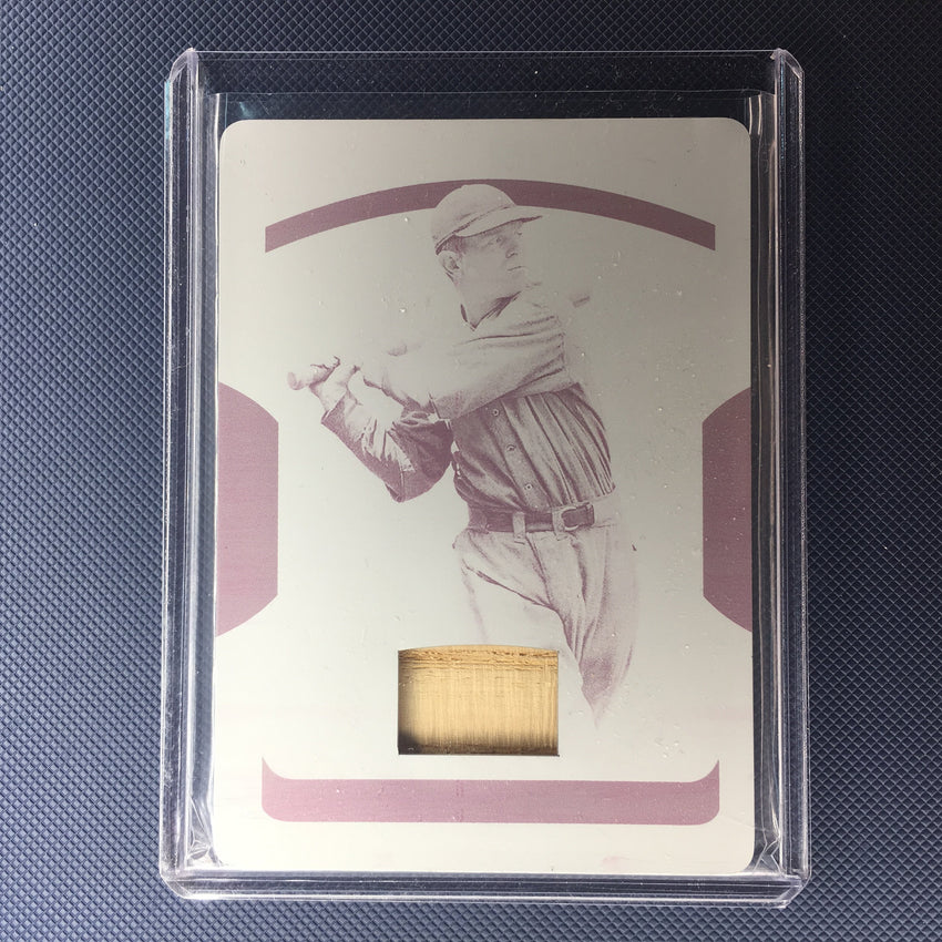 2018 National Treasures JOE SEWELL Magenta Printing Plate Bat Piece 1/1-Cherry Collectables