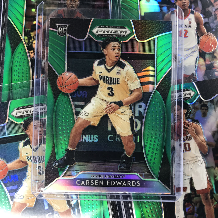 2019-20 Prizm Draft Picks DE'ANDRE HUNTER Green Rookie Prizm #67-Cherry Collectables
