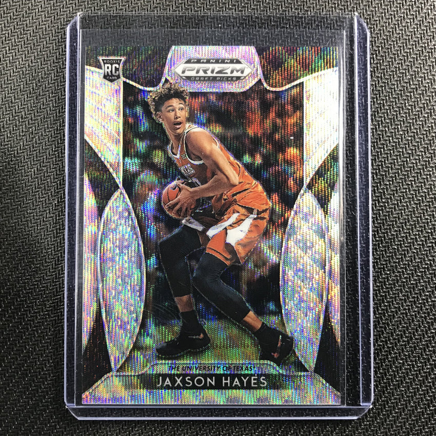2019-20 Prizm Draft Picks JAXSON HAYES Blue Wave Rookie Prizm 82/299-Cherry Collectables