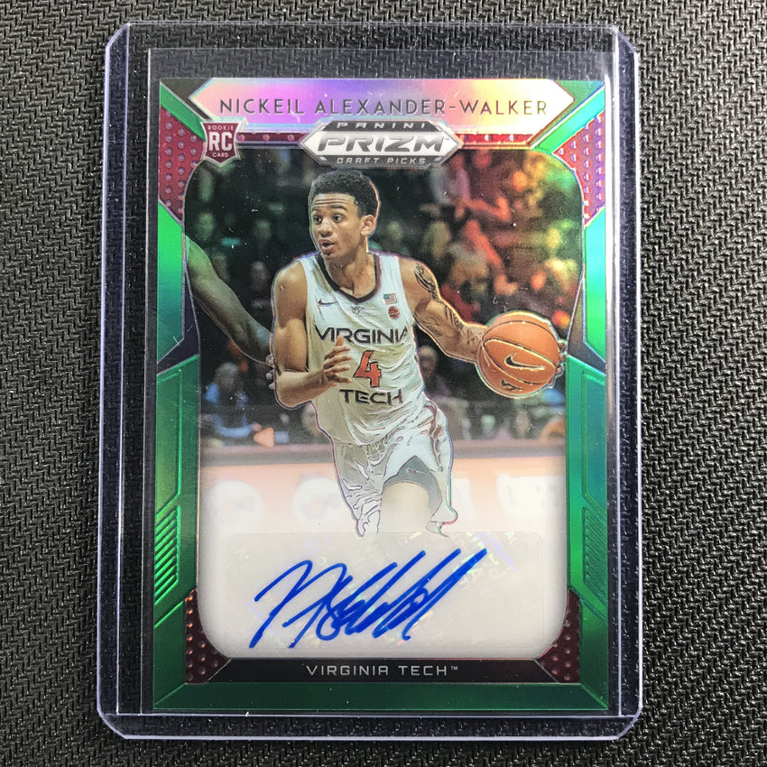2019-20 Prizm Draft Picks NICKEIL ALEXANDER-WALKER Green Rookie Auto #17-Cherry Collectables