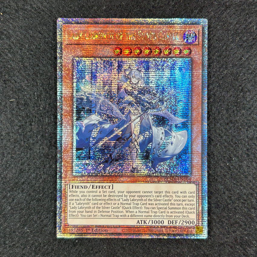 [QUARTER CENTURY SECRET RARE] Lady Labrynth of The Silver Castle - BLMR-EN104 - 1st Edition
