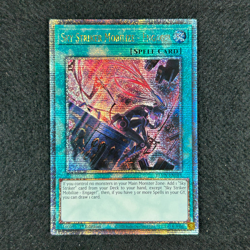 [QUARTER CENTURY SECRET RARE] Sky Striker Mobilize - Engage - BLMR-EN091 - 1st Edition