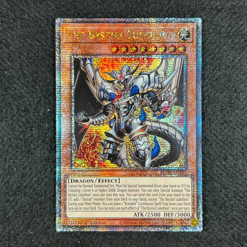 [QUARTER CENTURY SECRET RARE] The Bystial Lubellion - BLMR-EN103 - 1st Edition