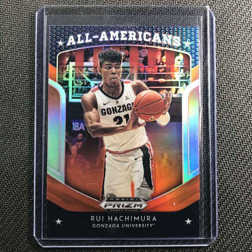 2019-20 Prizm Draft Picks RUI HACHIMURA All-Americans Orange Prizm #84 - B-Cherry Collectables