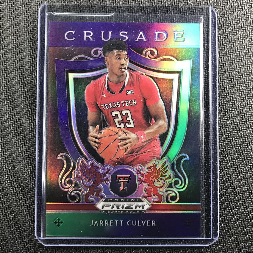 2019-20 Prizm Draft Picks JARRETT CULVER Crusade Purple Green Prizm 179/199-Cherry Collectables