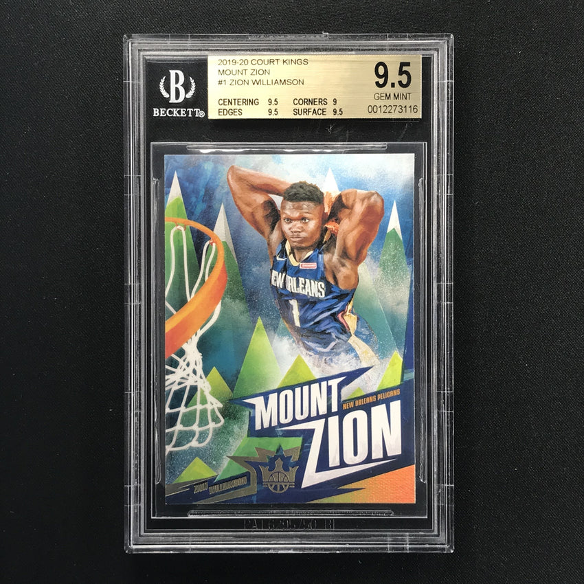 2019-20 Court Kings ZION WILLIAMSON Mount Zion BGS 9.5 SSP-Cherry Collectables