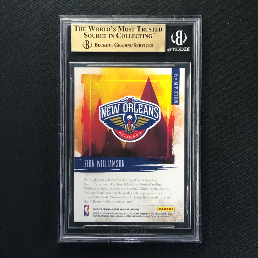 2019-20 Court Kings ZION WILLIAMSON Mount Zion BGS 9.5 SSP-Cherry Collectables