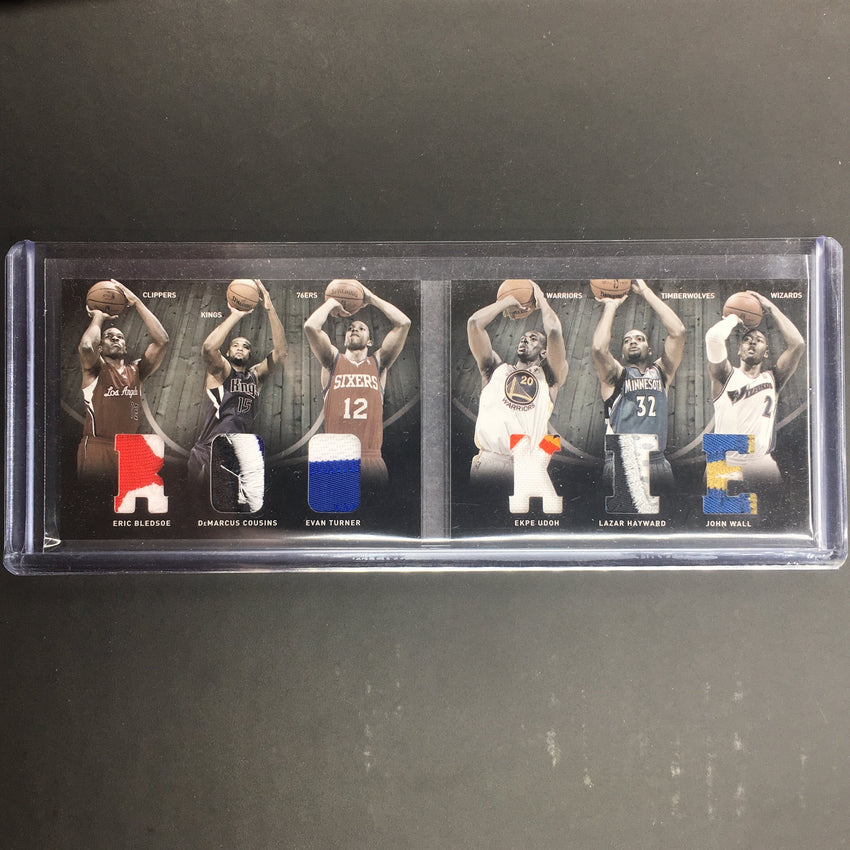 11-12 Preferred ROOKIE BOOKLET JOHN WALL COUSINS Prime Patch 1/25-Cherry Collectables