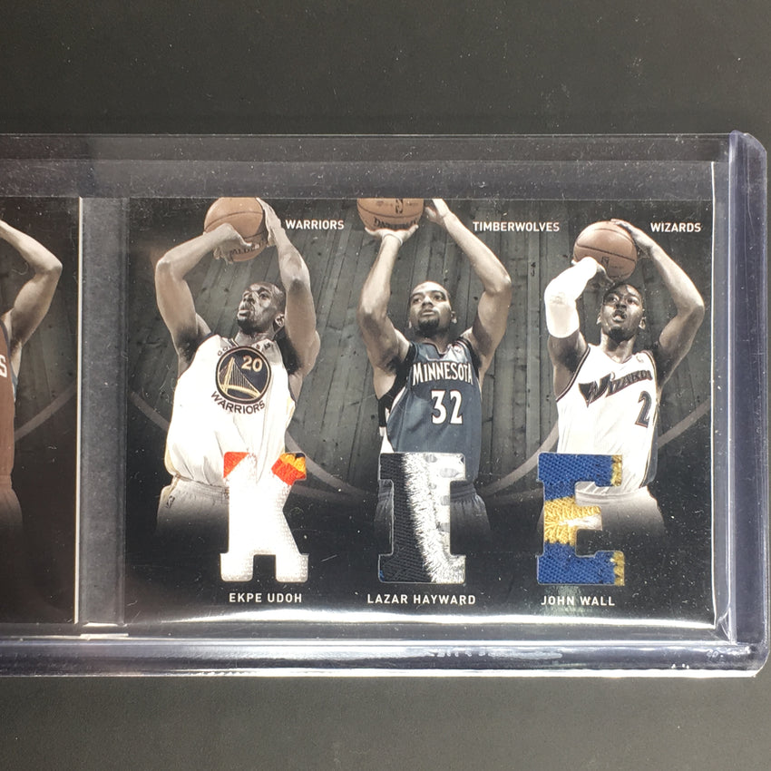 11-12 Preferred ROOKIE BOOKLET JOHN WALL COUSINS Prime Patch 1/25-Cherry Collectables