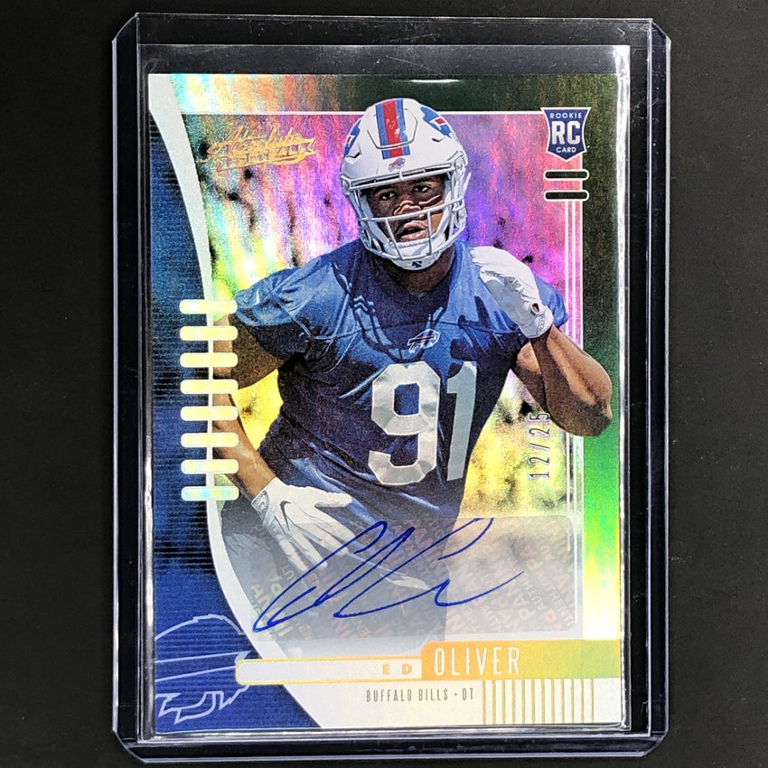 2019 Absolute ED OLIVER Rookie Auto Green 12/25-Cherry Collectables