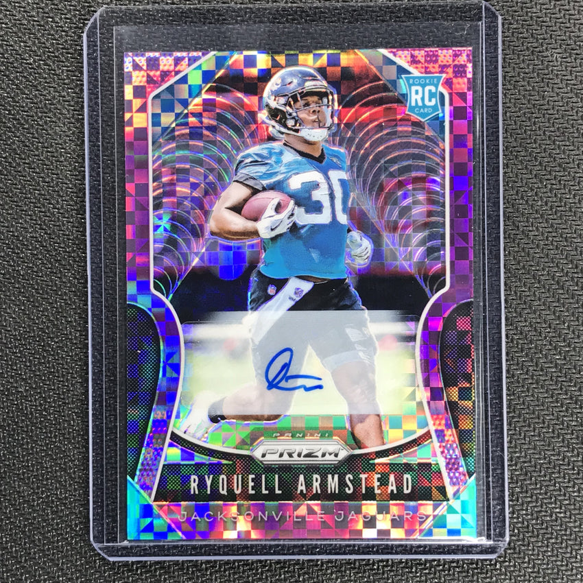 2019 Prizm RYQUELL ARMSTEAD Purple Rookie Auto 25/49-Cherry Collectables