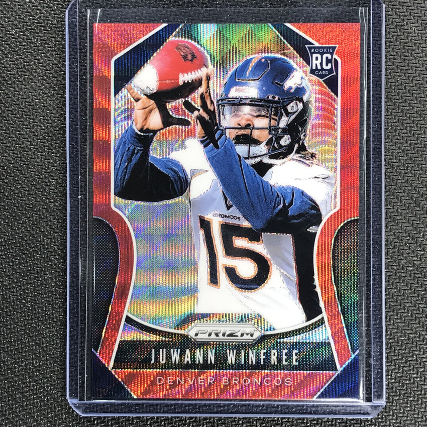 2019 Prizm JUWANN WINFREE Rookie Red Wave Prizm 109/149-Cherry Collectables
