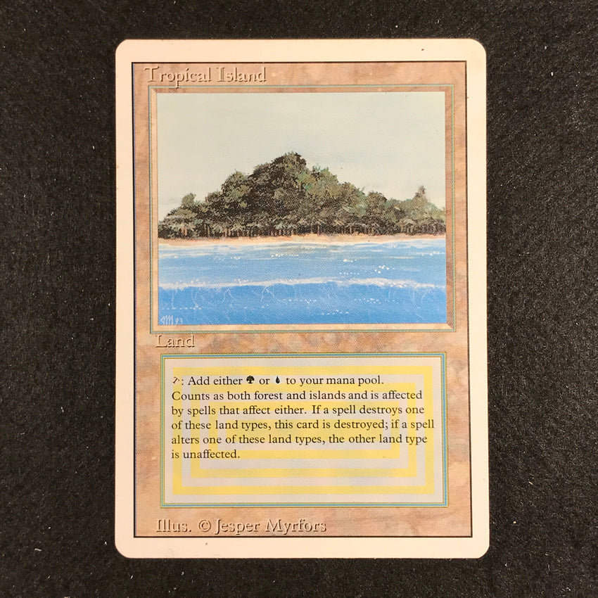 Tropical Island - 1993 Revised Magic The Gathering