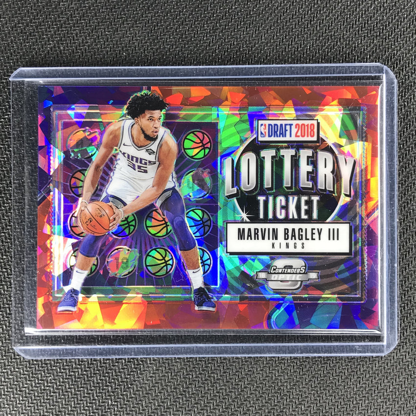 2018-19 Contenders Optic MARVIN BAGLEY Lottery Ticket Cracked Ice Red #2-Cherry Collectables