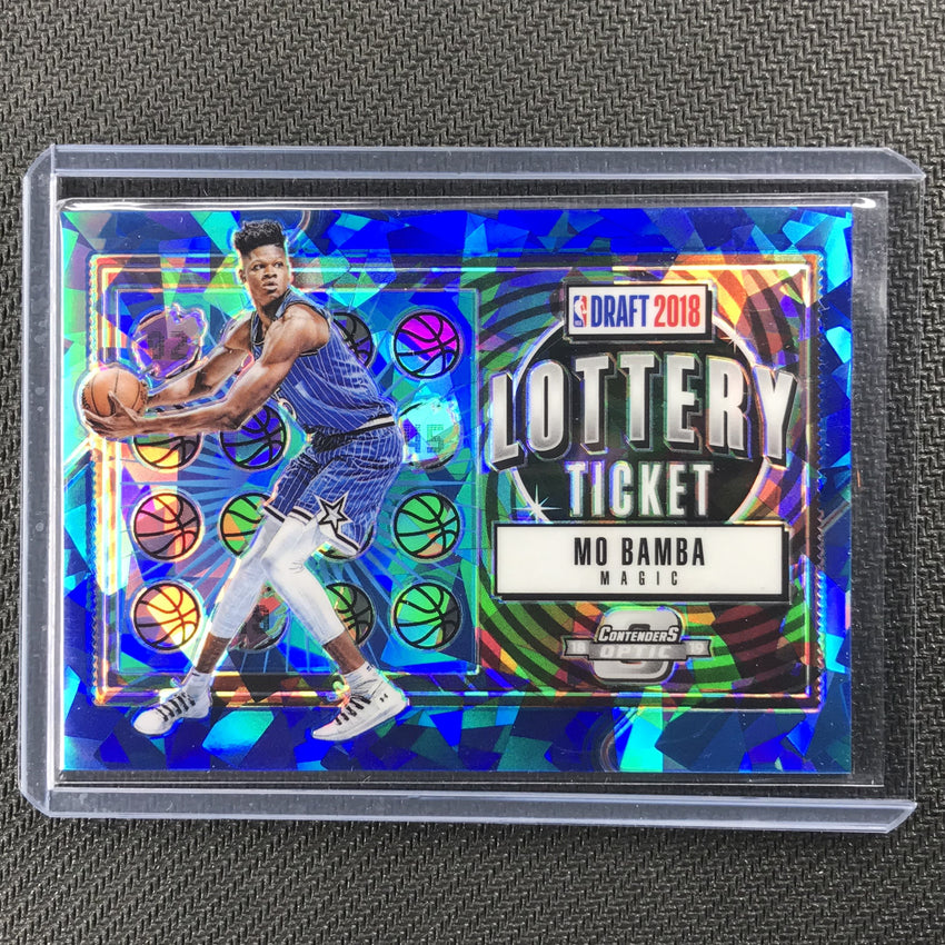 2018-19 Contenders Optic MO BAMBA Lottery Ticket Cracked Ice Blue #8-Cherry Collectables