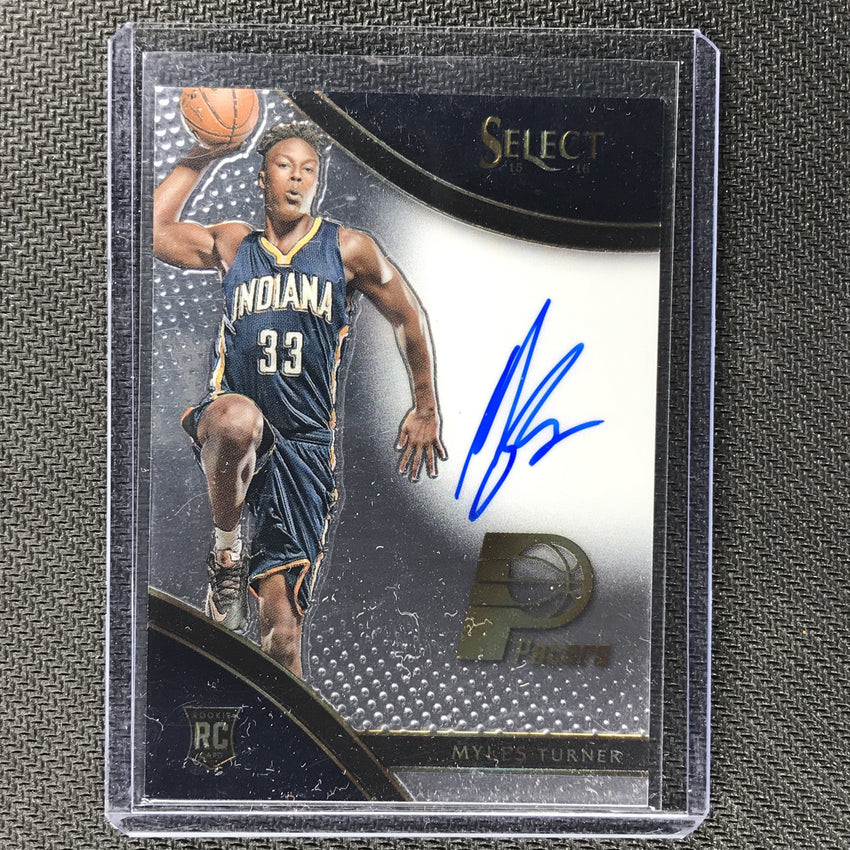 2015-16 Select MYLES TURNER Rookie Auto 147/199-Cherry Collectables