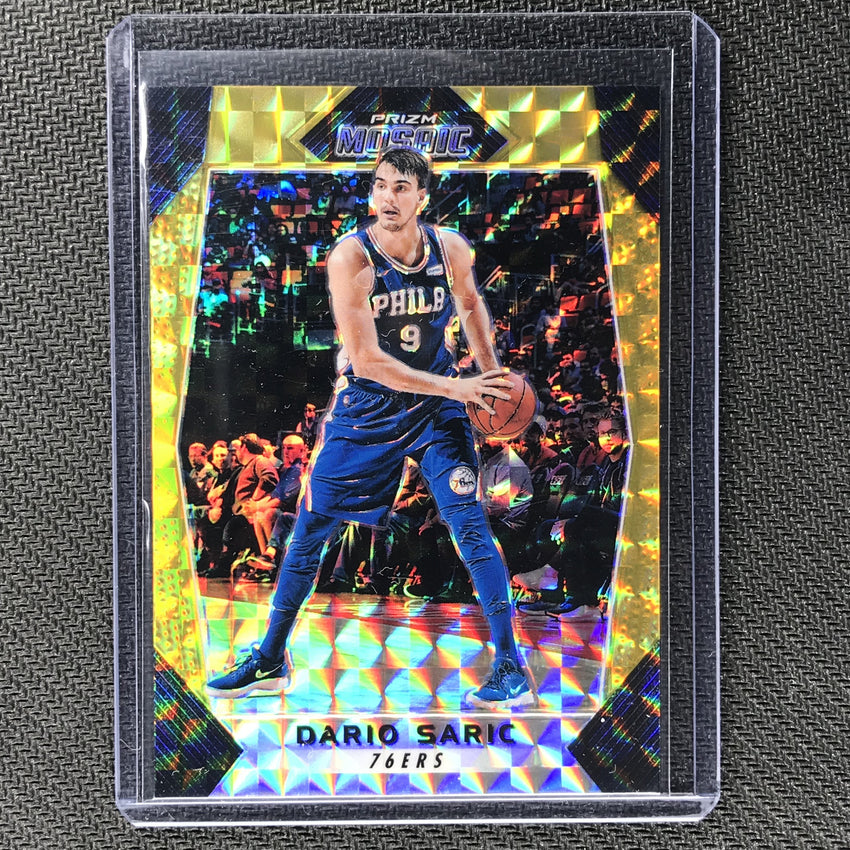 2017-18 Prizm Mosaic DARIO SARIC Gold Prizm 1/10-Cherry Collectables